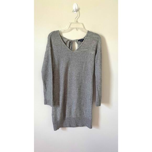 American Eagle Sweater Mini Dress Gray Size Small - Picture 1 of 6